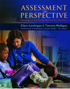 An image of the book cover for "Assessment in Perspective." The cover image is of a parent and child.