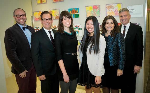 Profile photo of Council Vice-Chair Marc Dubois, Deputy Registrar Joe Jamieson, Rosalind McCanny, Stephanie Lum, Council Chair Liz Papadopoulos, and CEO and Registrar Michael Salvatori.