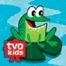 Application icon for 'TVOKids Hop Frog Hop' app. The icon is a smiling cartoon frog.