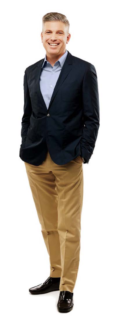 Photo of College Registrar Michael Salvatori smiling.
