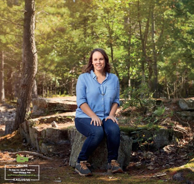 An image of an article from 'Professionally Speaking'' titled, 'Force of Nature.'