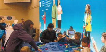 A photo of College staff at the Ottawa Parent & Child Expo.