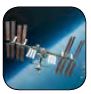 Application icon for "Satellite Safari" app. The icon is a satellite in space.