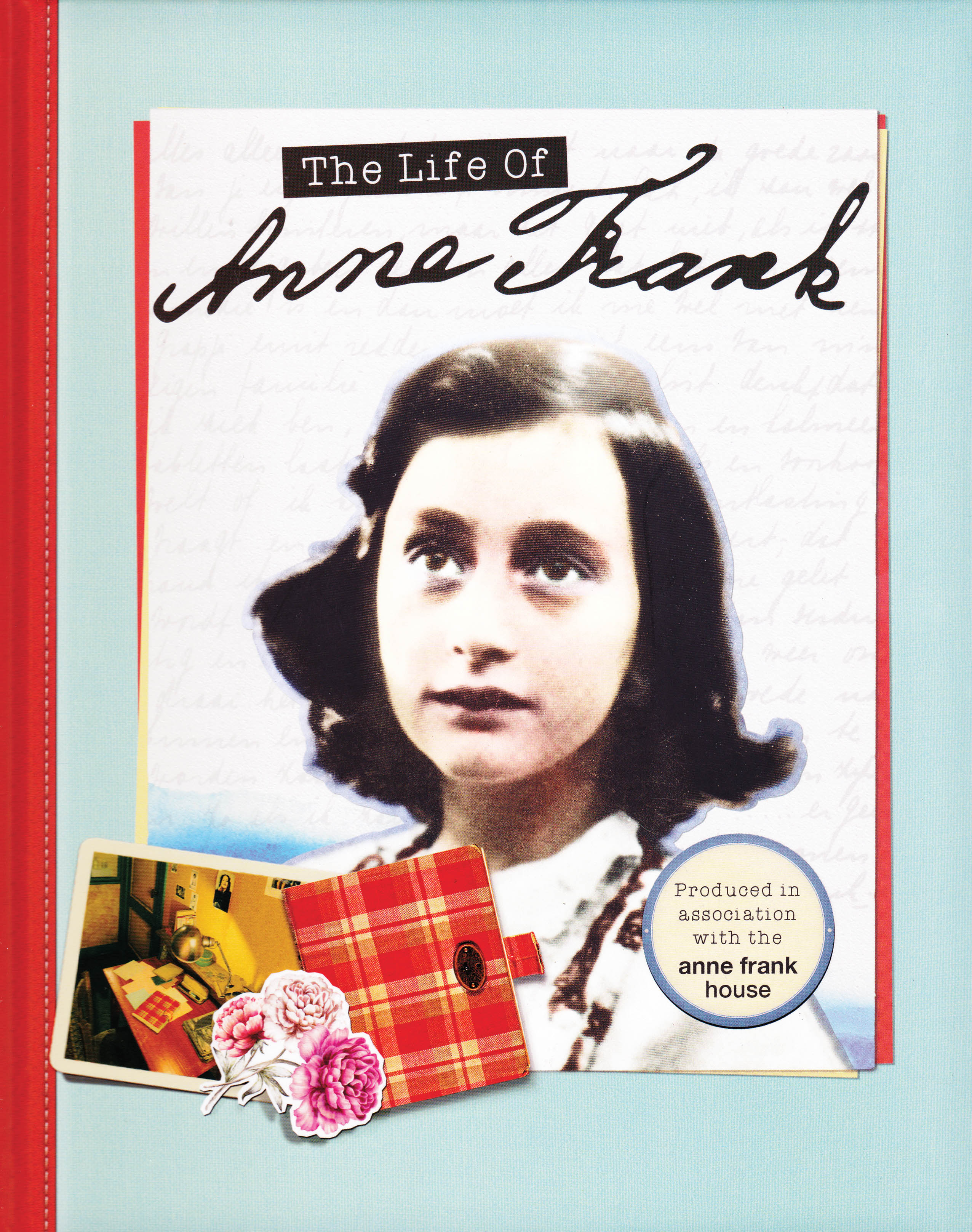 'The Life of Anne Frank' book cover.