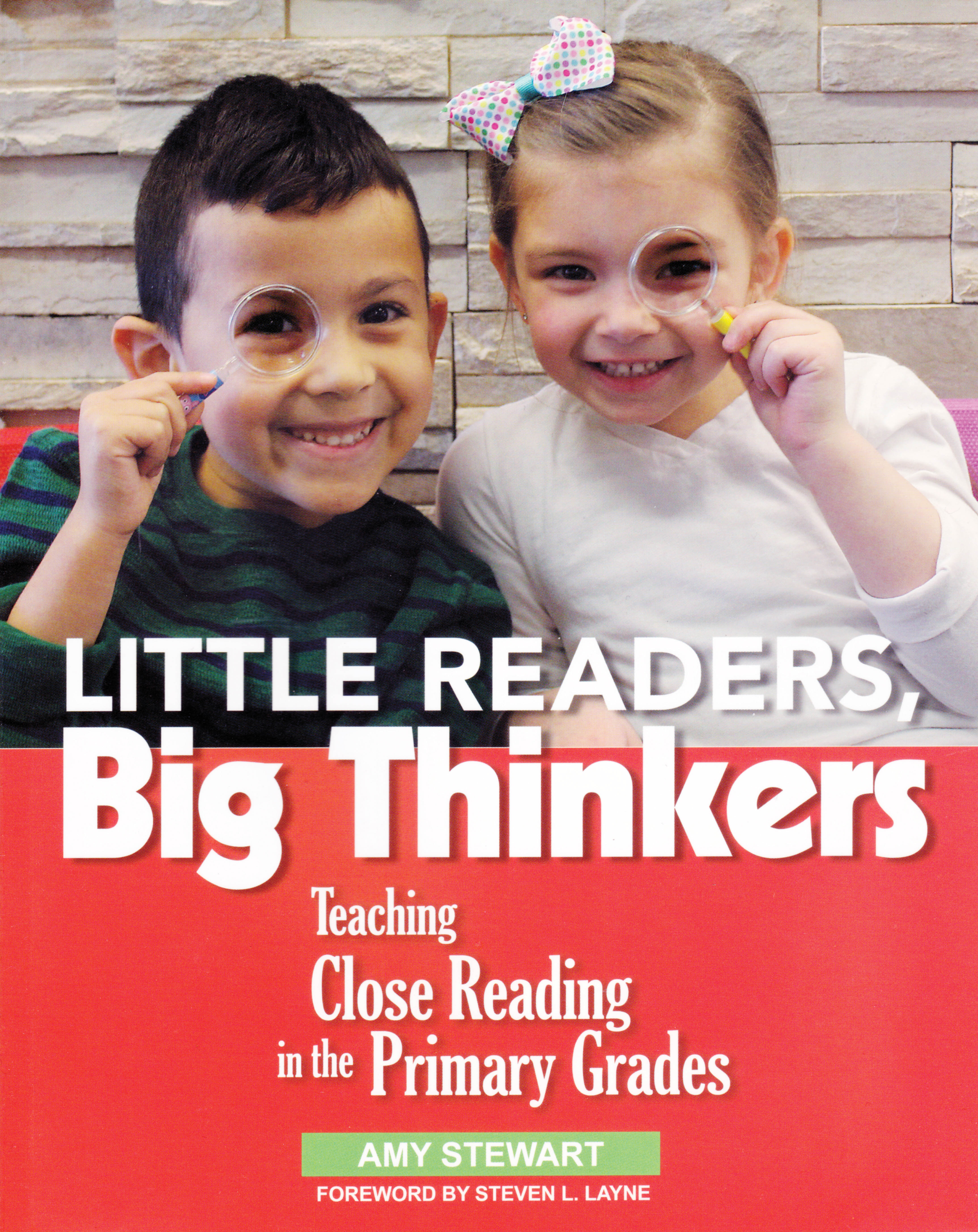 'Little Readers, Big Thinkers' book cover.