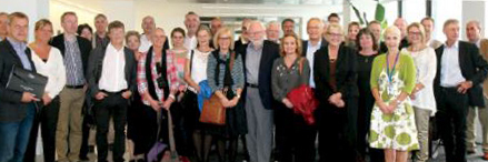 A photo of Danish principals with Ontario College of Teachers staff.