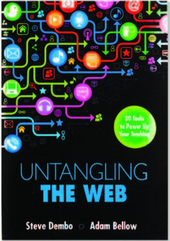 An image of the book cover for 'Untangling the Web'. The cover image is a collection of interconnected media icons.