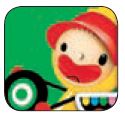 Application icon for 'Toca Cars' app. The icon is a smiling cartoon.