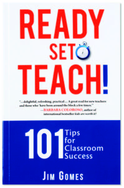 An image of the book cover for "Ready Set Teach." The cover image is of the words, "Ready Set Teach."