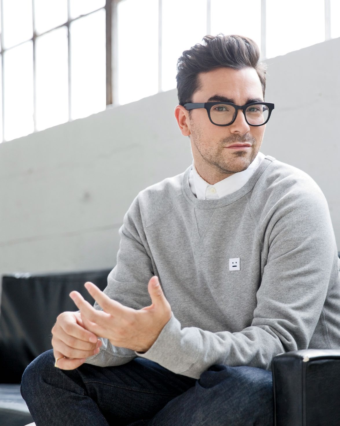 A photo of Schitt’s Creek star Daniel Levy.