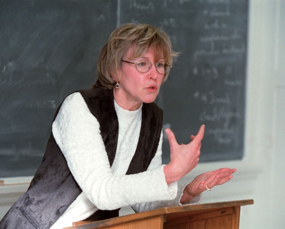 Schitt’s Creek actor Daniel Levy’s former OAC1 English teacher Anne Carrier, OCT, at North Toronto Collegiate Institute in 2001.