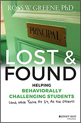 An image of the book cover for "Lost & Found." The cover image is the title of the book overlaid on a green background.