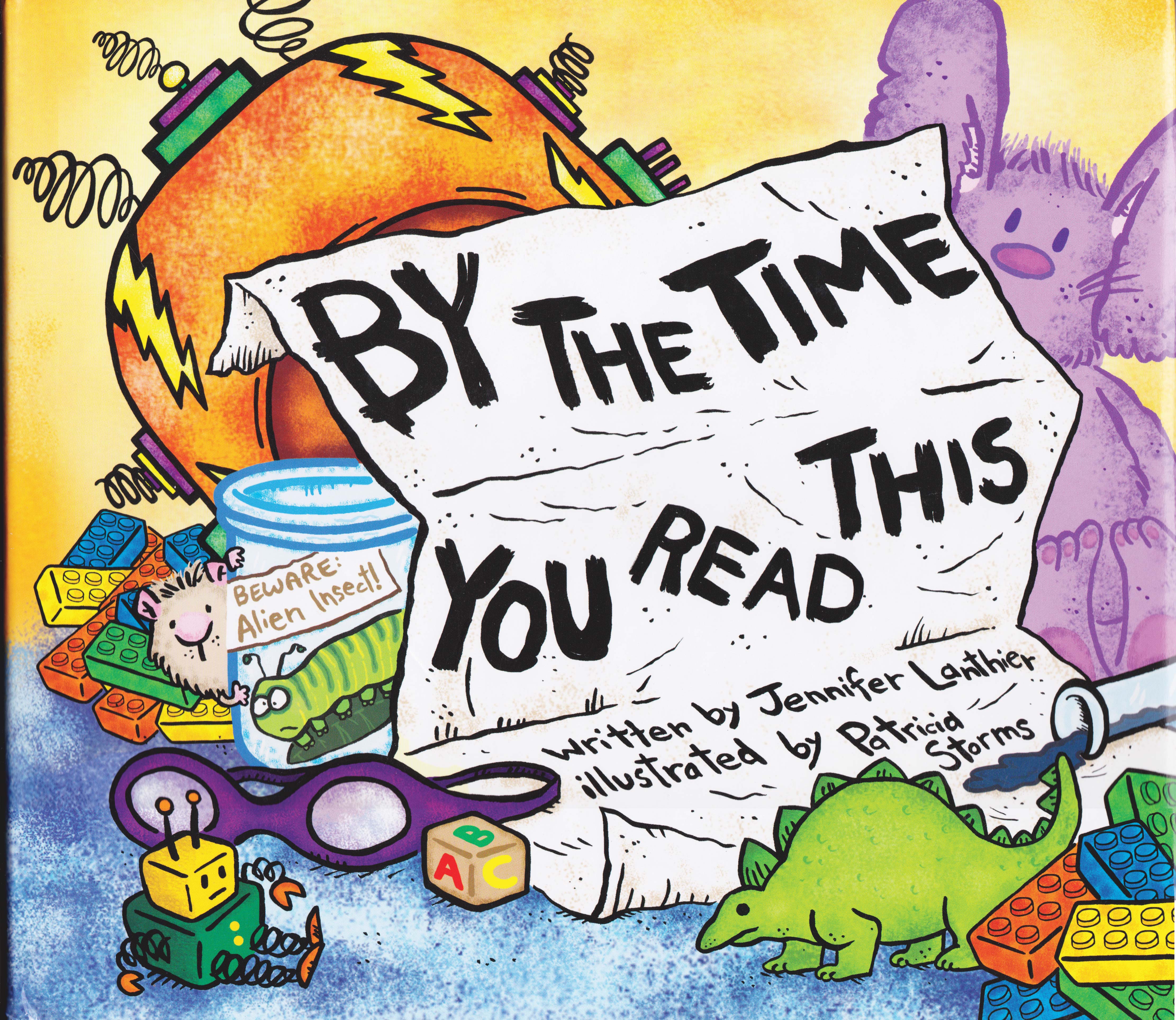 An image of a book cover of "By the Time You Read This." The cover is an illustration of a note with the book title written on it in a brush script.