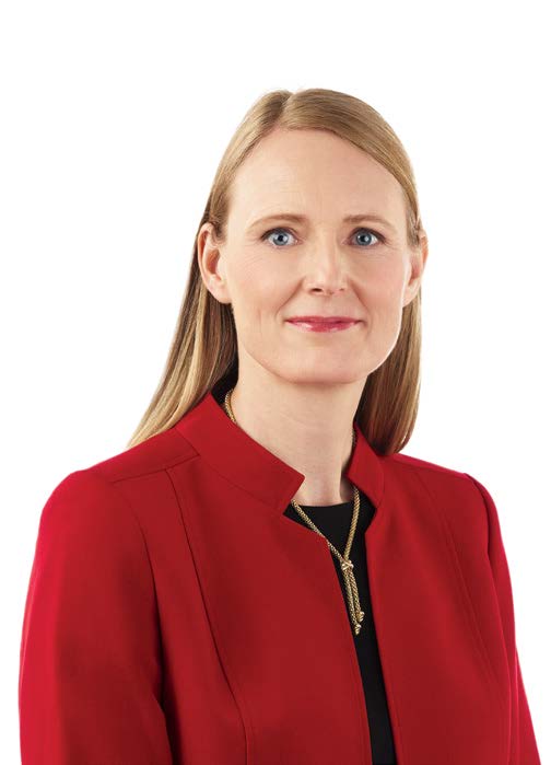 Photo of College Chair Nicole van Woudenberg, OCT, smiling.