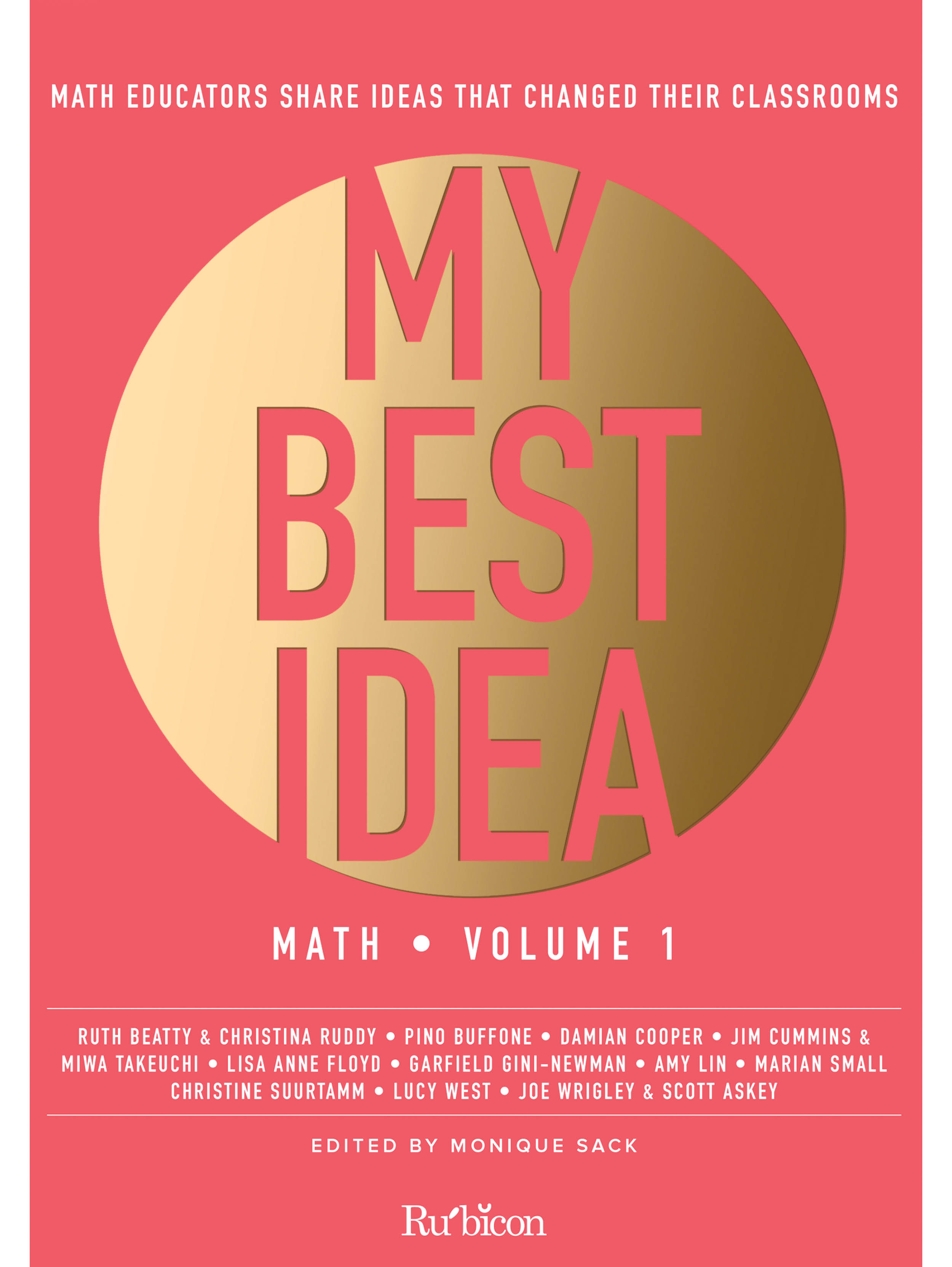 'My Best Idea: Math, Volume 1' book cover.