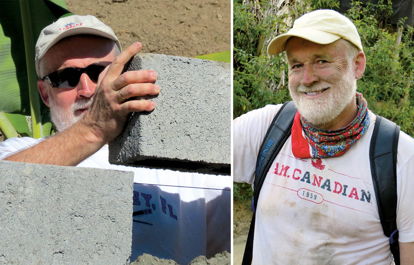 Donald Hall builds houses for disadvantaged communities in the Dominican Republic.