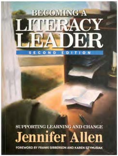 The book cover for Becoming a Literacy Leader